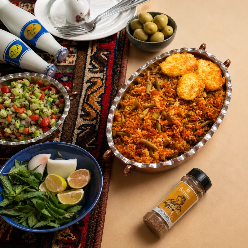 طرز تهیه لوبیا پلو