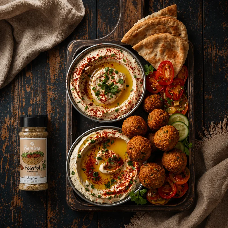 طرز تهیه فلافل اصیل با ادویه فلافل بامینا